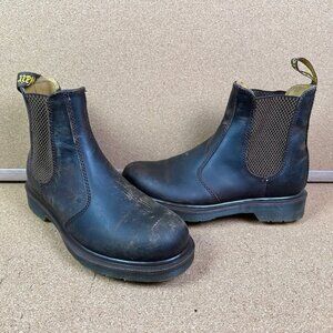 Dr Martens Dark Brown 2976 Chelsea Boot Highly Distressed Size Womens 5